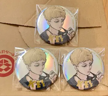 하이큐 점프 GIGA 메탈릭 캔뱃지 츠키시마 케이