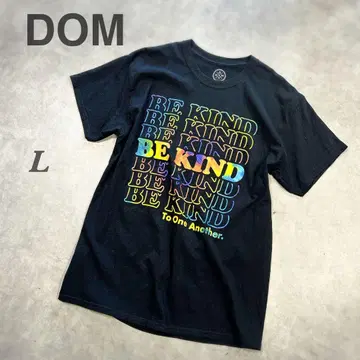 DOM/프린트 반팔 티셔츠 남성용 L 빈티지