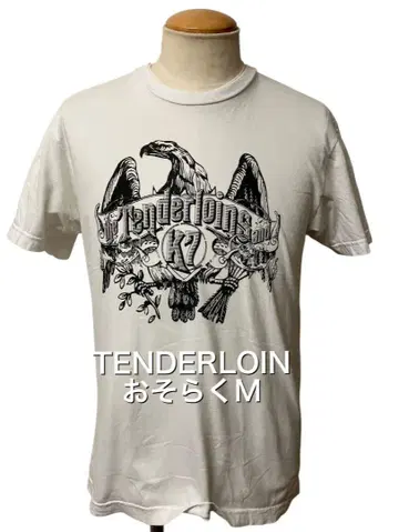 레어 TENDERLOIN 텐더 로인 티셔츠 M 화이트 xpv