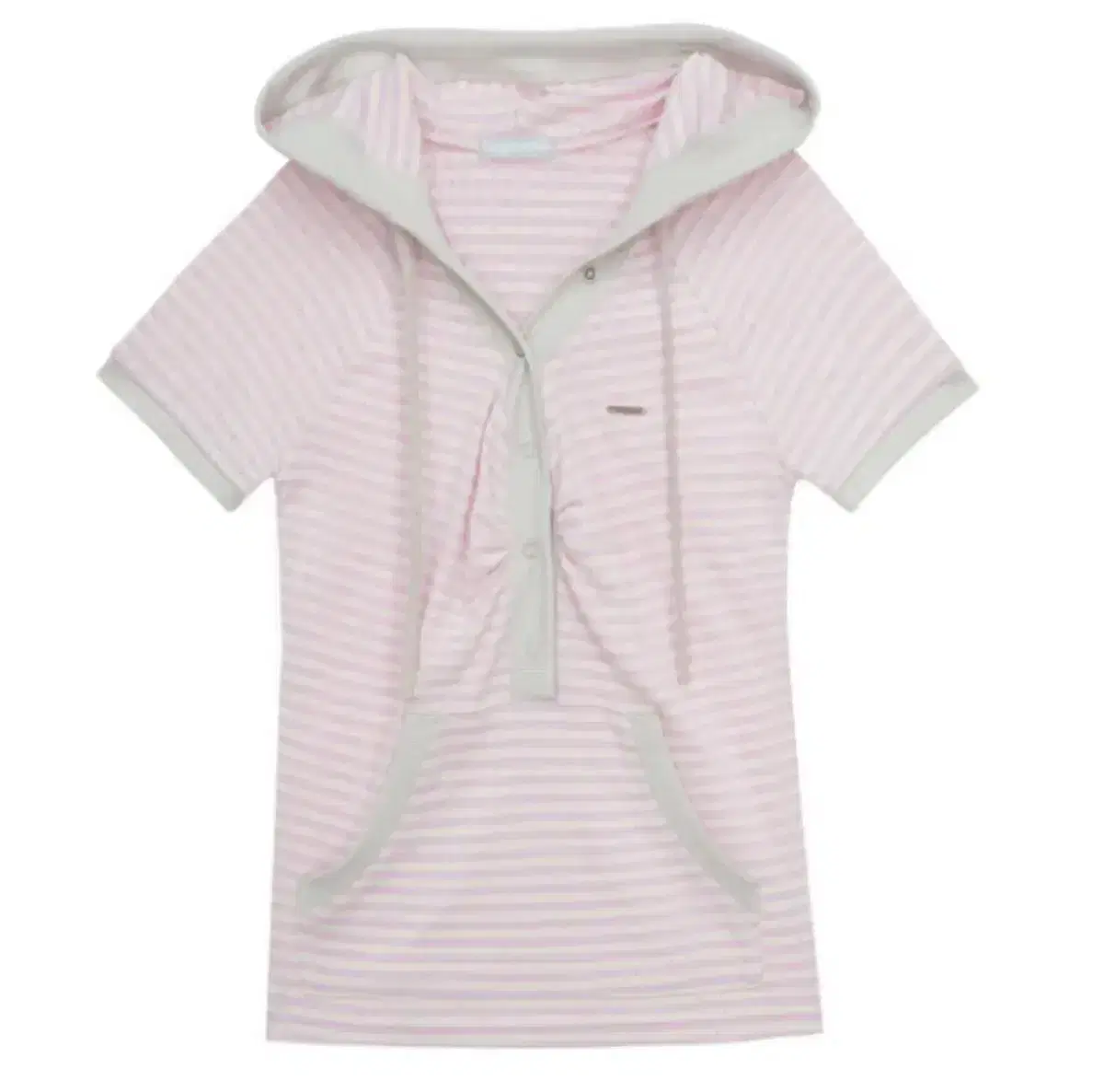 Hug Your Skin Stripe Short Sleeve Pink Lilac