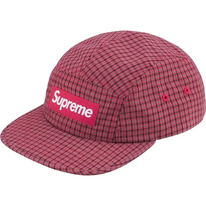 SUPREME | 슈프림 Supreme Cordura Plaid Camp Cap Olive - 2