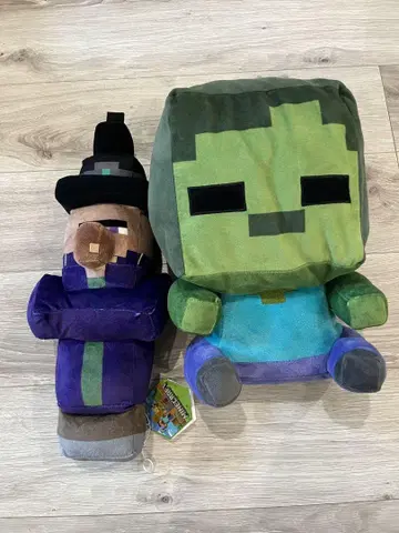 마인크래프트 봉제 인형 2개 세트