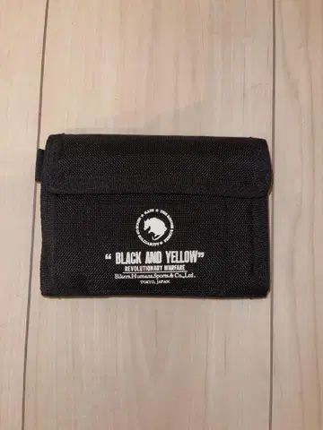 RATS BLACKANDYELLOW 나일론 지갑