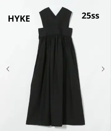 즉시 완판 HYKE 하이크 25SS LINEN MAXI DRESS