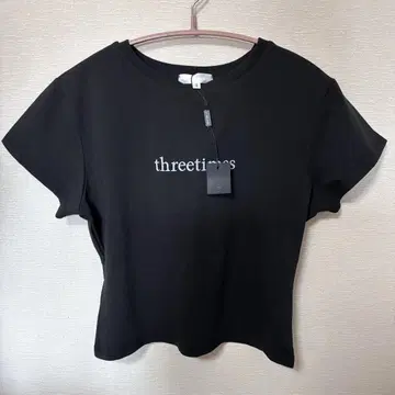 Threetimes CLASSIC LOGO TEE 티셔츠 블랙