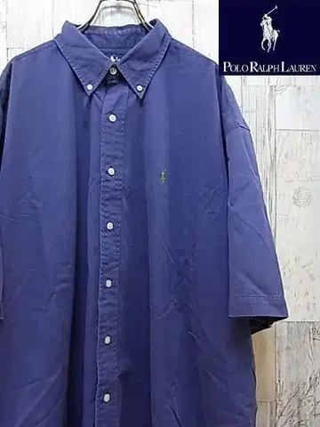 랄프 로렌 Ralph Lauren XXL 버튼 다운 반팔 셔츠