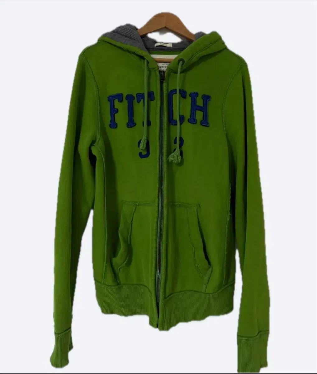 [Abecrombie & Fitch] Green Hoodie Zip-Up