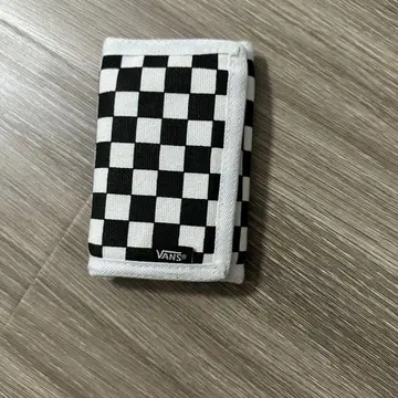 반스 3단 접이식 지갑 화이트