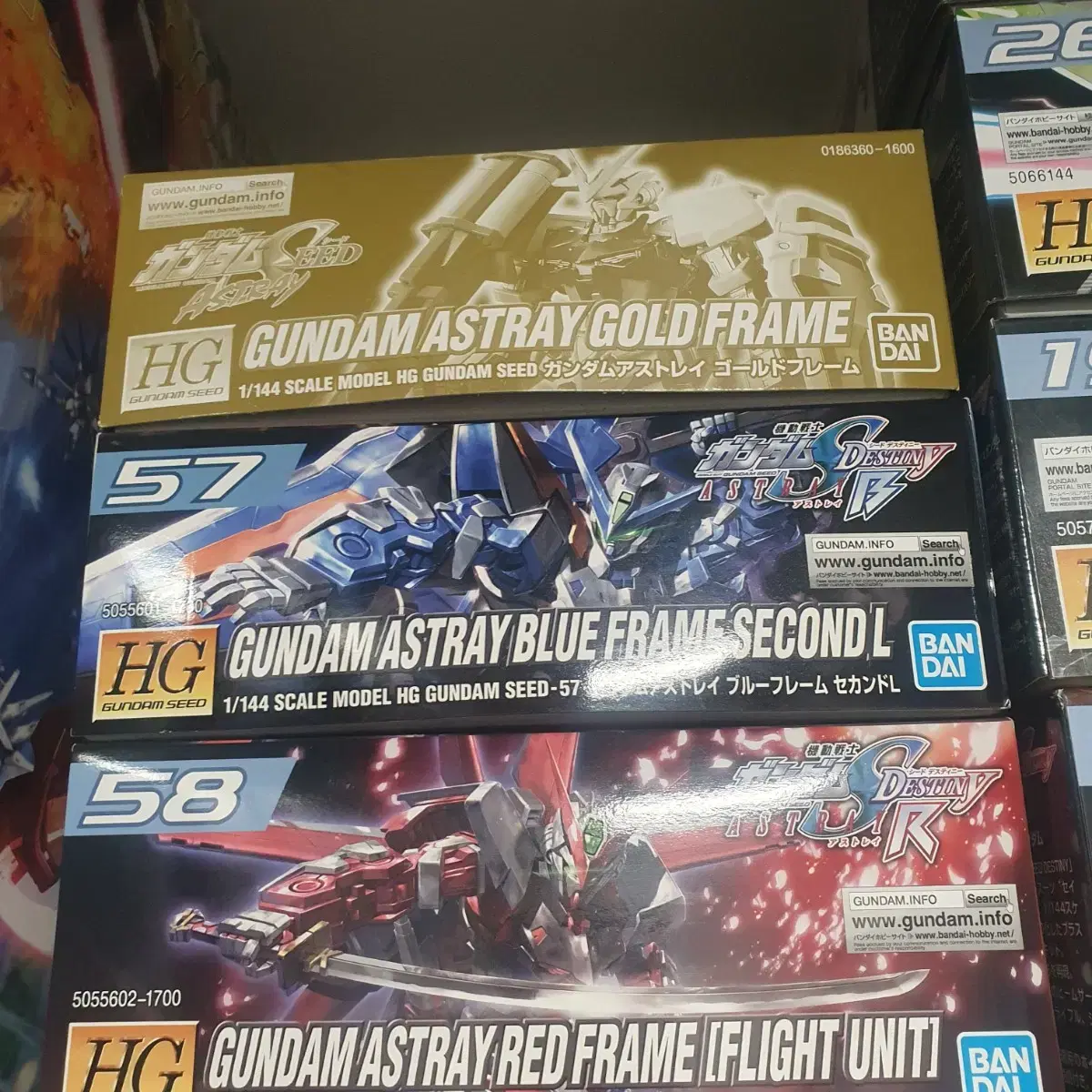 Gundam HG Astray 3 Types