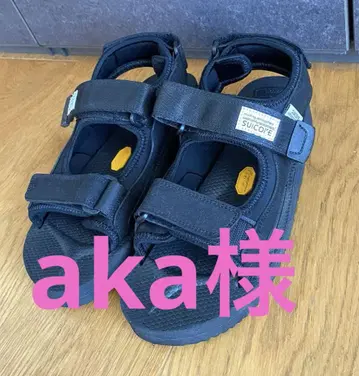 SUICOKE emmi 블랙 샌들 23cm