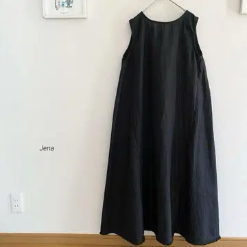 Jena2WAY 린넨 리본 원피스 블랙 g0z1