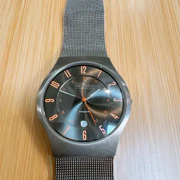 새상품급 SKAGEN 손목시계 배터리 소모