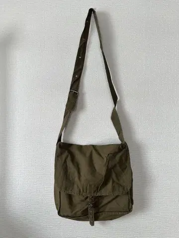 벨기에 군 빈티지 브레드 백 숄더백 캔버스 캠핑