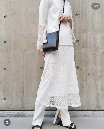 un-sophie address 화이트 레이스 셋업