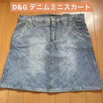 D&G 데님 미니 스커트