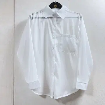 미사용 새상품! 오간자 화이트 셔츠 블라우스