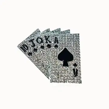 핀즈 배지 브로치 배지 (카드놀이 포커 은)