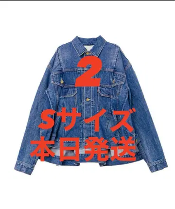 리바이스 x 사카이 여성 데님 재킷