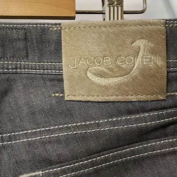 JACOB COHEN 그레이 스트레이트 데님 스트레치