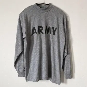 00's 미군 IPFU ARMY 트레이닝 긴팔 티셔츠 모크넥