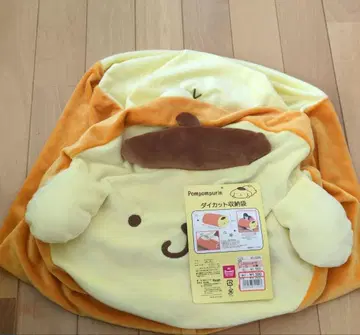 산리오 폼폼푸딩 담요 이불 담요 수납 봉투 팀 푸딩