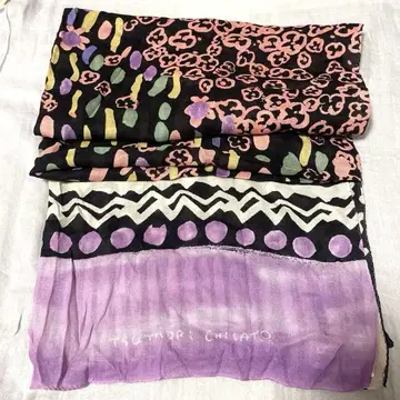 TSUMORI CHISATO 실크 혼방 대형 스톨 츠모리치사토