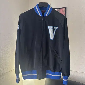VANS 바시티 자켓 블랙/블루 저리