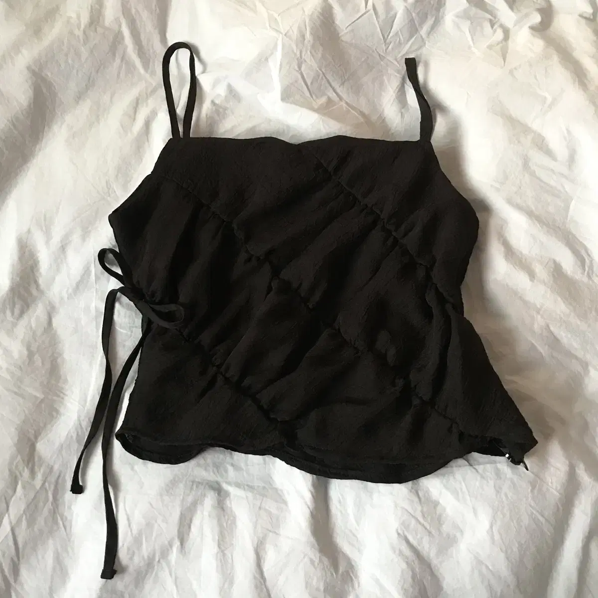 [Almost New] Margarin Fingers Shirring v-neck Bustier