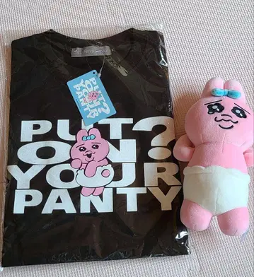빤쮸토끼 티셔츠 봉제 인형 세트