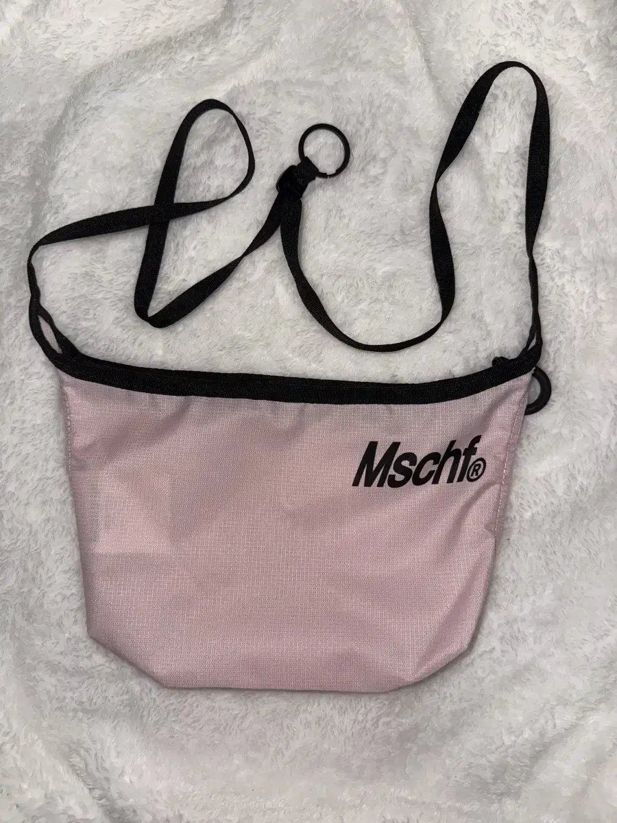 Mischief Baby Pink Nylon Rhombus Crossbody Bag Koi sei Oho Seiji Choi