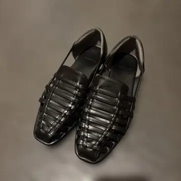 므뉴 샌들 플랫 힐 구르카 샌들 여성용 S