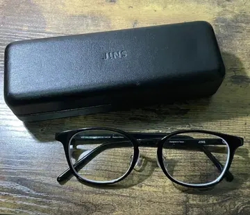 JINS 블랙 안경 도수 포함