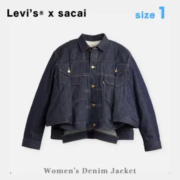 새상품 사카이 Levi's 사카이 리바이스 데님 자켓 1 XS 사이즈