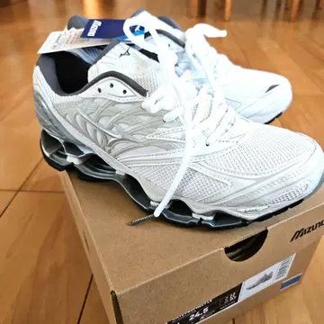 Mizuno Wave Prophecy LS 24.5cm 화이트 웨이브