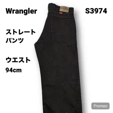 [즉시 구매 OK] Wrangler 스트레이트 팬츠 36인치 블랙