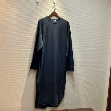 ATON 에이트 ROUND HEM DRESS 원피스 블랙