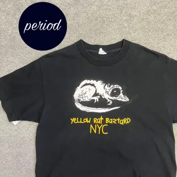 P1897 AAA YELLOW RAT BAZTARD NYC 티셔츠