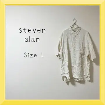 1-603 스티븐 앨런 반팔 셔츠 린넨 LOOSE FIT