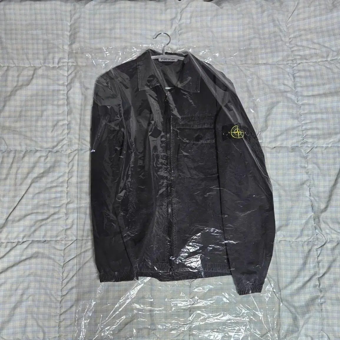 24ss stone Island “OLD EFFECT”JKT black