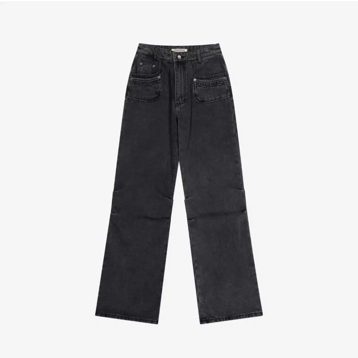 Koi sei oh Low Edge Pocket Pants Charcoal #코이세이오 on