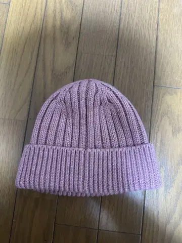 유니클로 핑크 비니