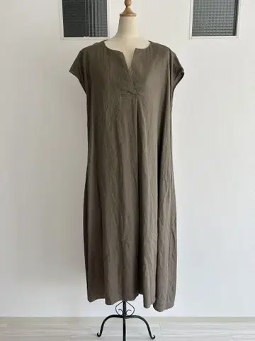 **SLOBE IENA/린넨 소재의 원피스**
