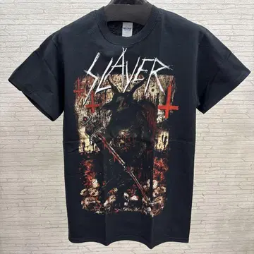 SLAYER 2017 월드 투어 그래픽 티셔츠 S 사이즈 블랙