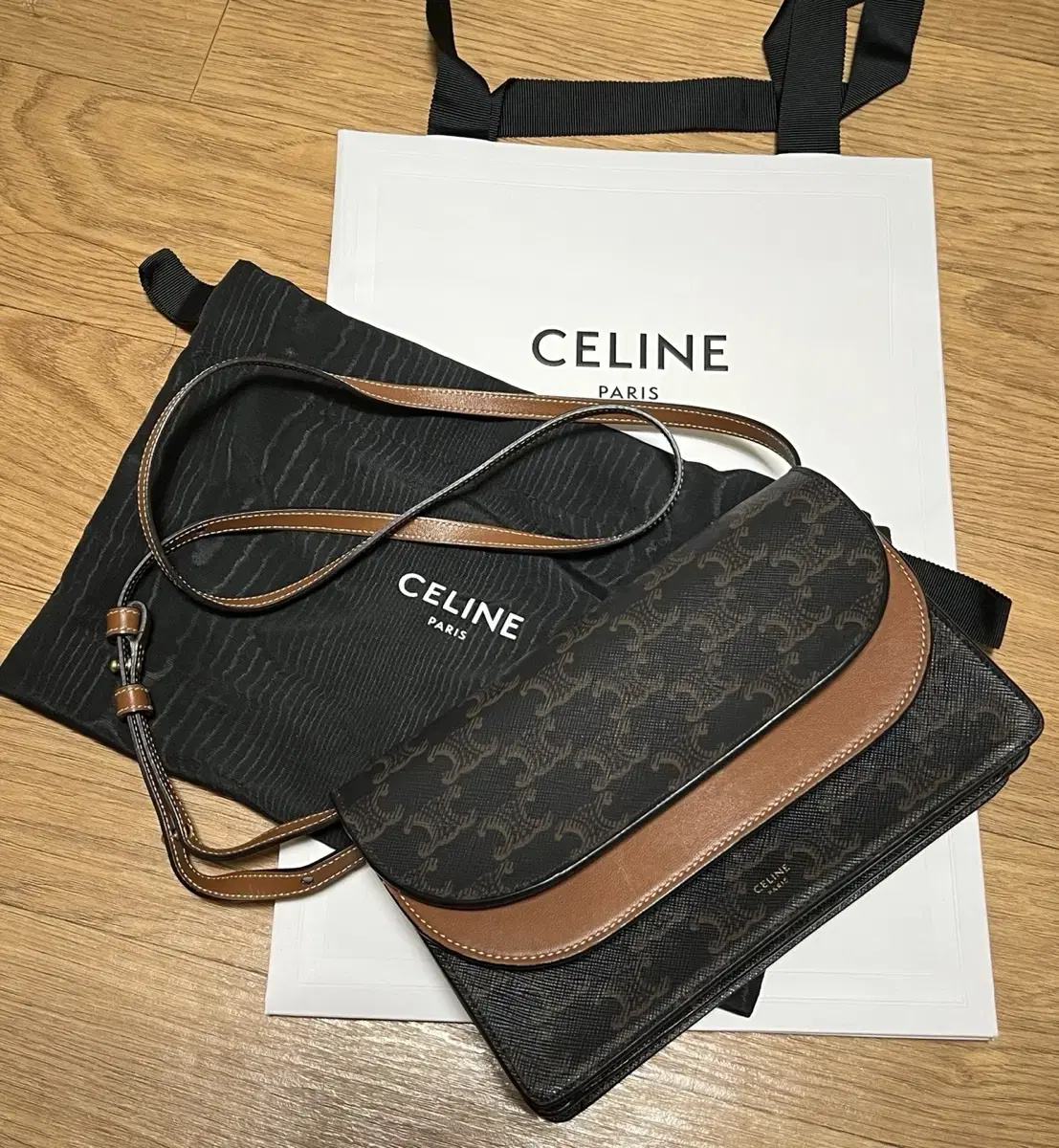 Seline Triomphe canvas bag