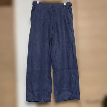 봄/여름 일본제 [투모로우랜드] 린넨 100% 사이드 조절 와이드 슬랙스