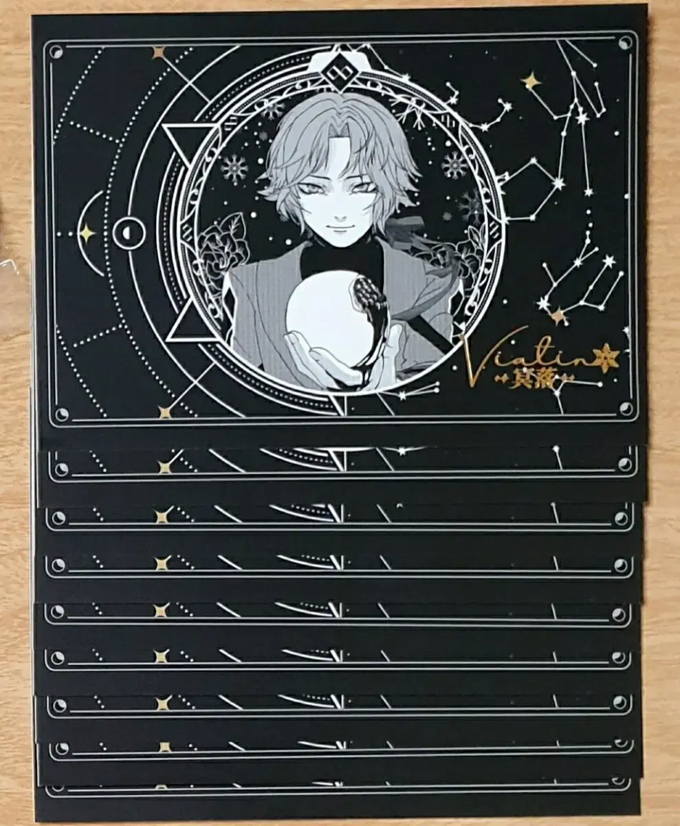 Eternal 7th Day City Youngchil Young7 Viateen Gold Foil Postcard Set