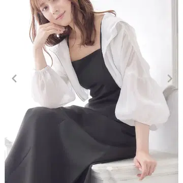 INGNI 7부 소매 크롭 시어 마운틴 후드티