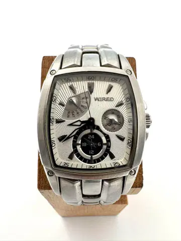 작동 미확인 WIRED 와이어드 쿼츠 손목시계 A4127