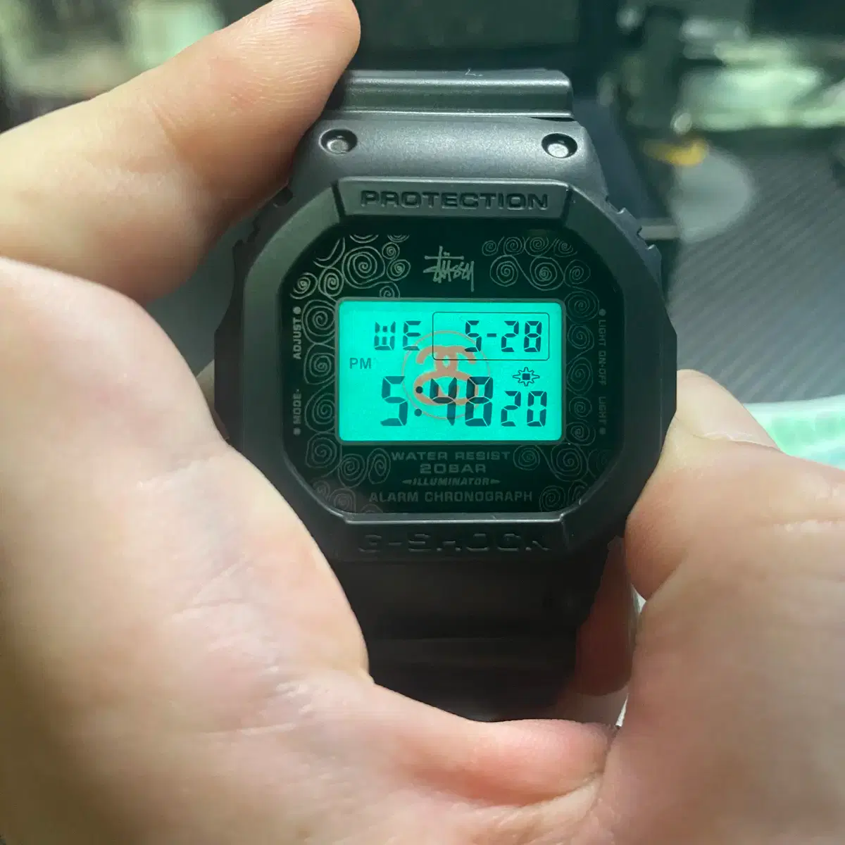 Unused] G-shock X Stussy DW-5000ST-1JR 25th Anniversary