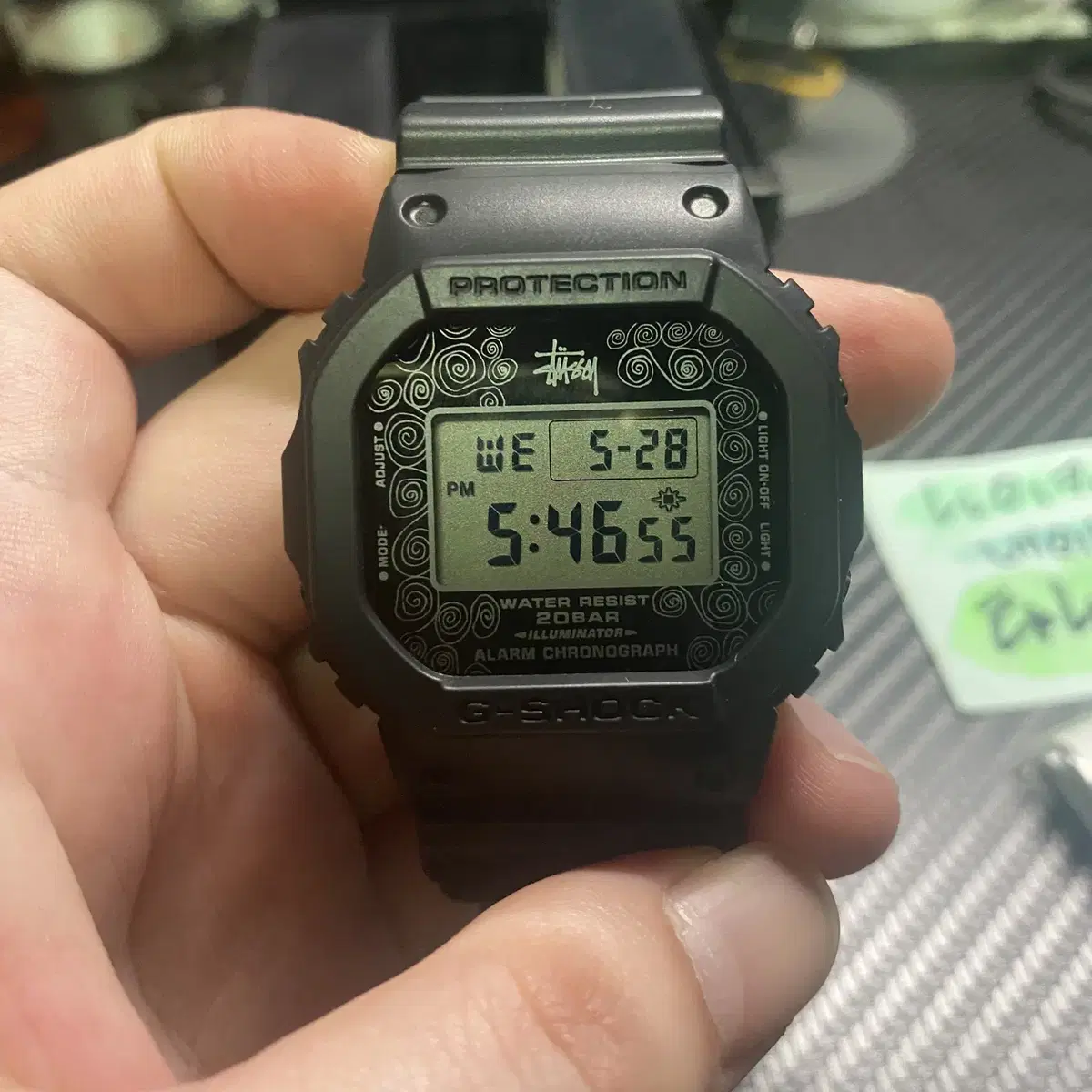 Unused] G-shock X Stussy DW-5000ST-1JR 25th Anniversary